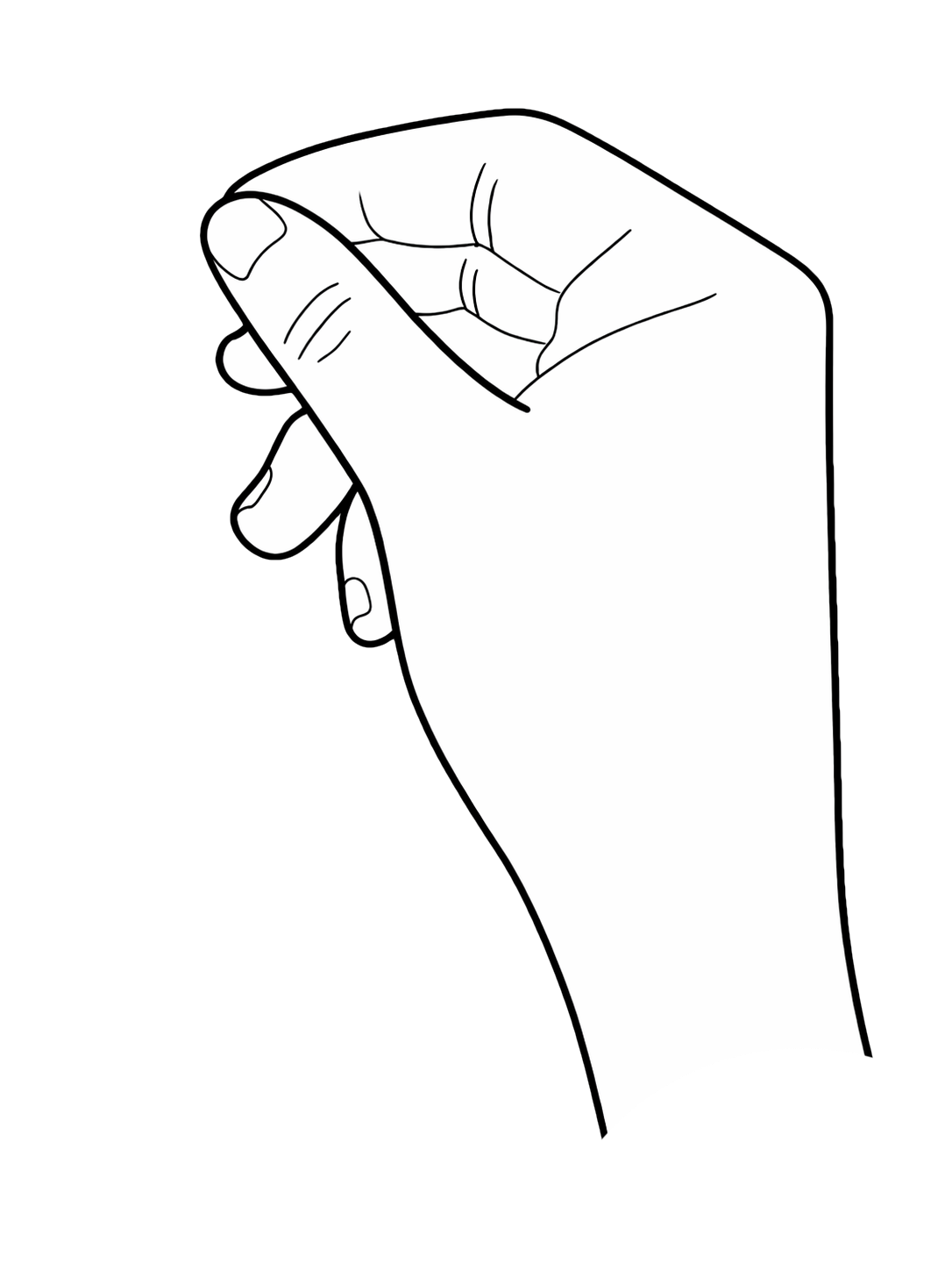 Pinch con una mano